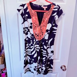 Lilly Pulitzer Briella Knit Ponte Dress Johnny B Print